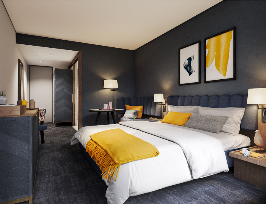 voco Auckland City Centre guestroom