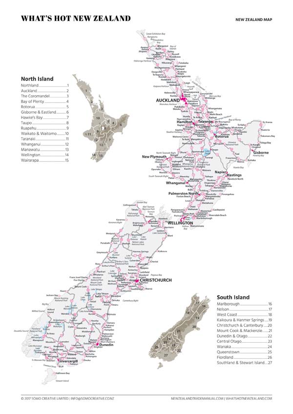 New Zealand Map